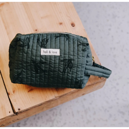 Grande trousse - Green bird