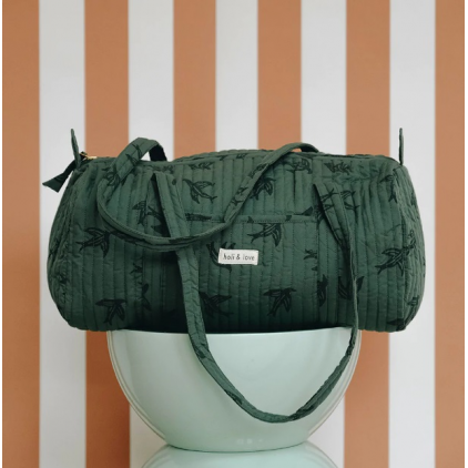 Weekend bag Green bird