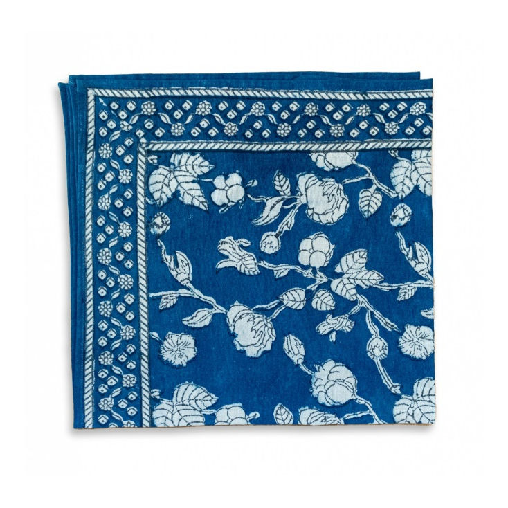 Foulard cheveux en coton - Bandana indien - SUNDAR - 52x52 cm