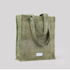 Tote Bag Zippé - Quadrillé Vert Capre