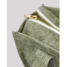 Tote Bag Zippé - Quadrillé Vert Capre