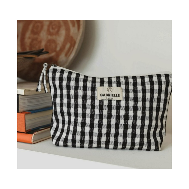 Trousse - Vichy - Black