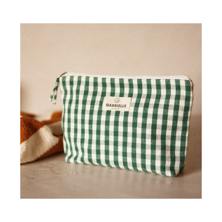 Trousse - Vichy - Emeraude