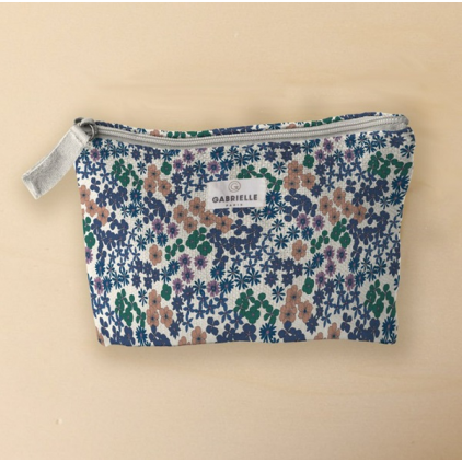 Trousse - Flower - Azur