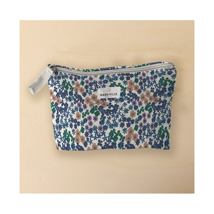 Trousse - Flower - Azur