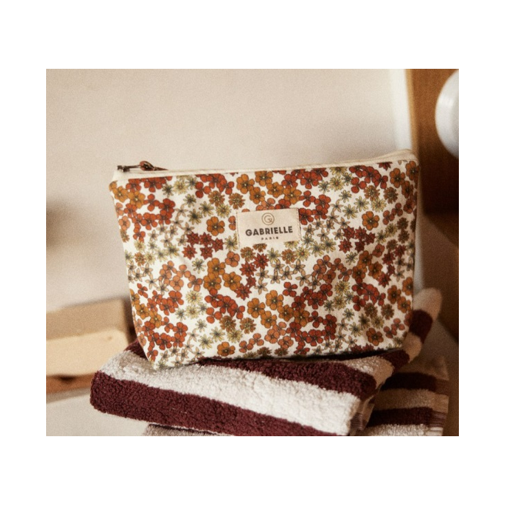 Trousse - Flower - Bois de rose