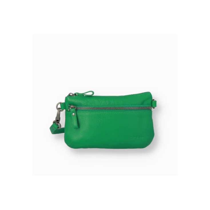 Petite pochette Vicky 2 zippée-menthe