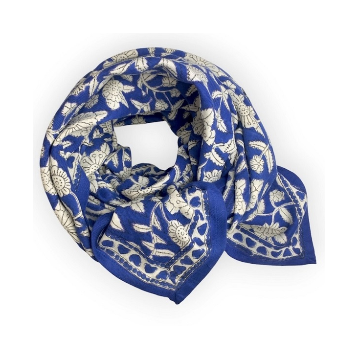 BIG Foulard Latika - Coeur - Majorelle