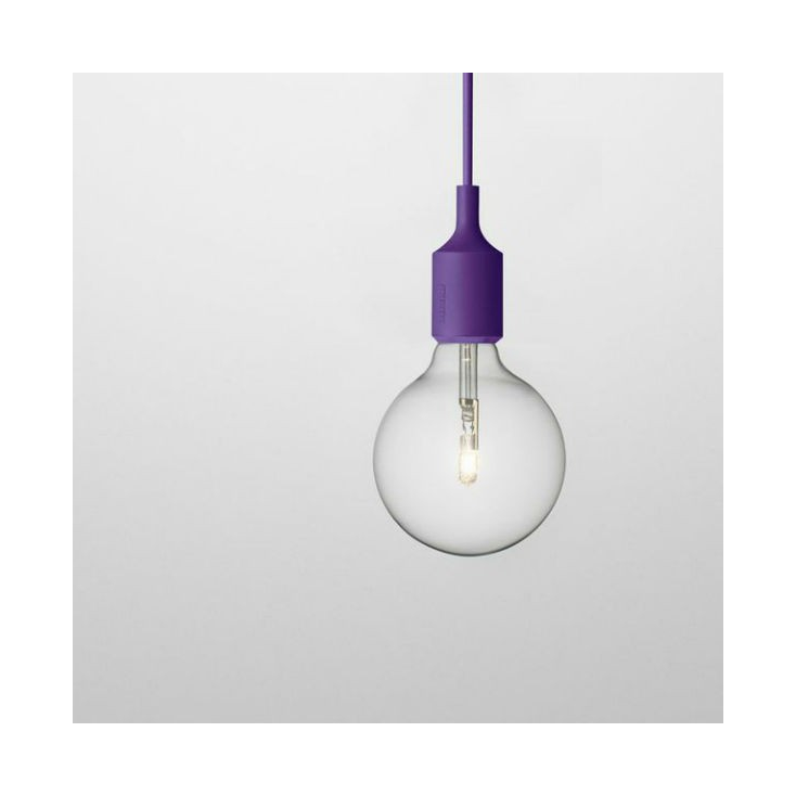 E27 socket lamp mauve - Halogene