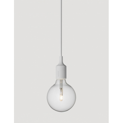 E27 socket lamp gris clair