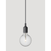 E27 socket lamp dark grey - Halogene