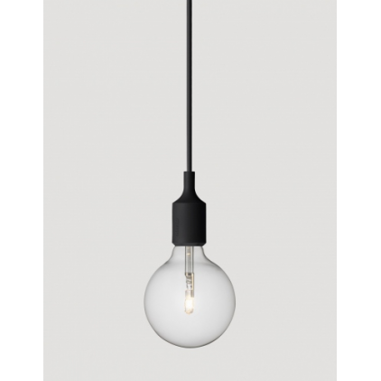 E27 socket lamp noir