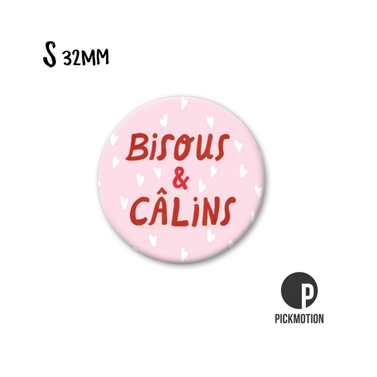 Petit magnet - Bisous & Câlins - MSQ0382