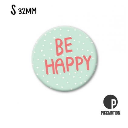 Petit magnet - Be happy - MSQ0194