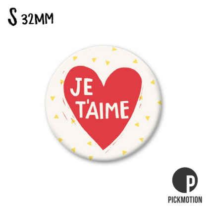 Petit magnet - Heart je t'aime - MSA0387