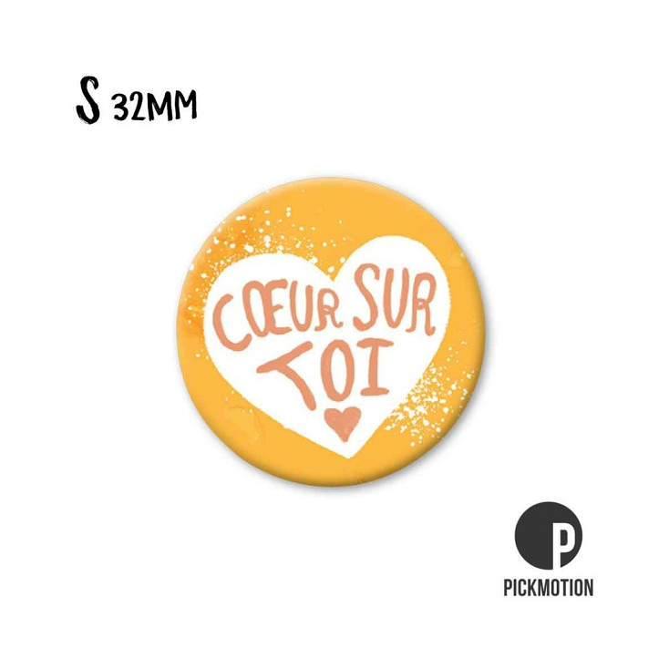 Petit magnet - Coeur sur toi - MSQ0474FR