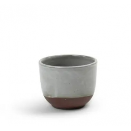 Cup S - Soft red clay with grey glaze