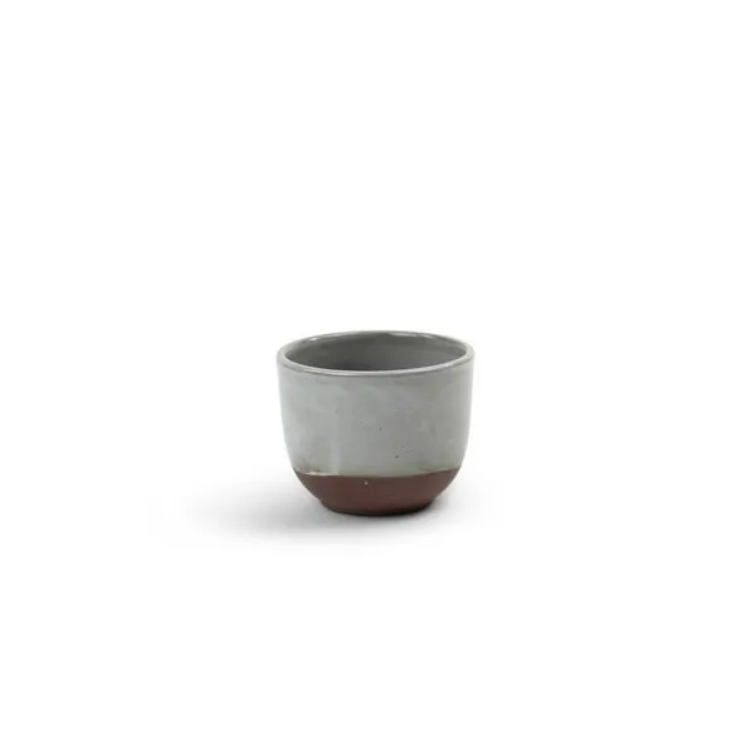 Cup S - Soft red clay with grey glaze