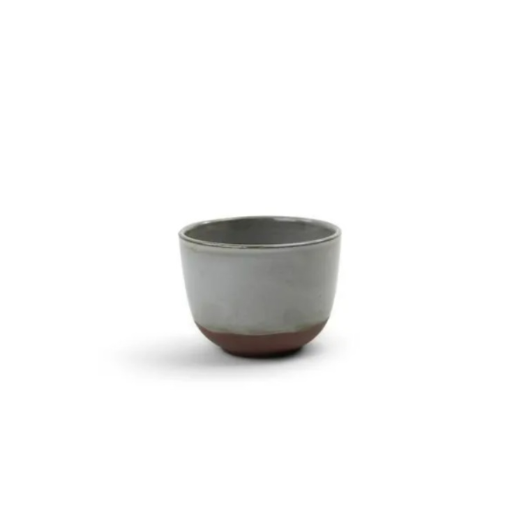 Cup M - Soft red clay with grey glaze