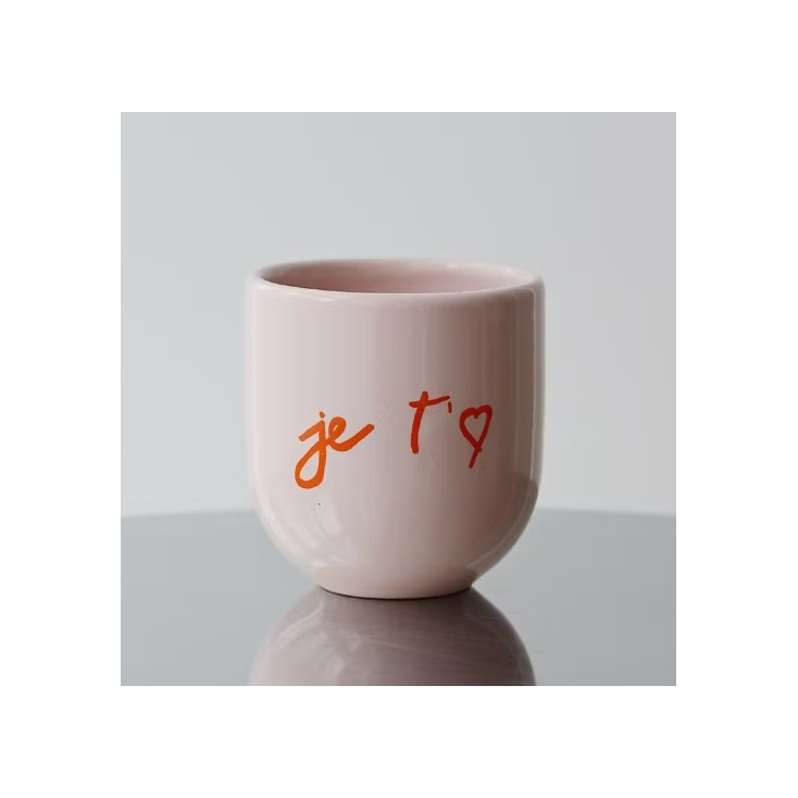 Mug - je t'aime - rose