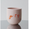 Mug - je t'aime - rose