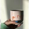 Mug - je t'aime - rose