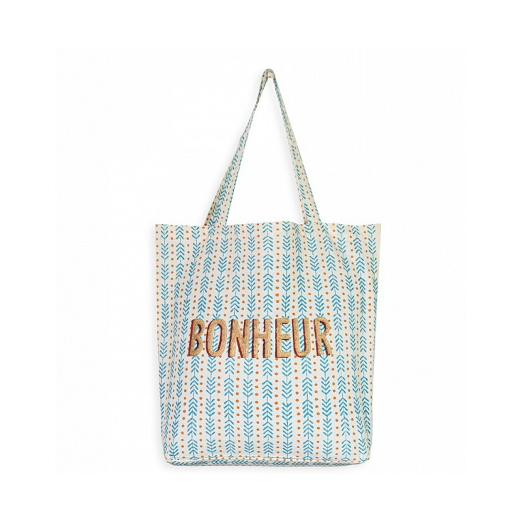 Tote Bag - Bonheur - Théa - Bleu