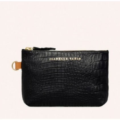 Porte-monnaie - Scott - Croco Black