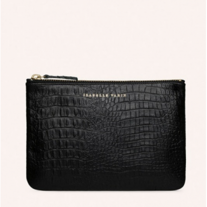 Porte-monnaie - Monoi - Croco black