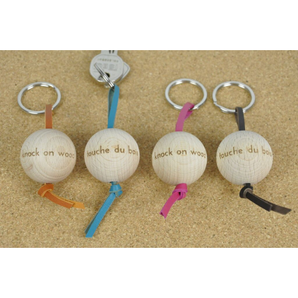 porte-clé CHANCE argent