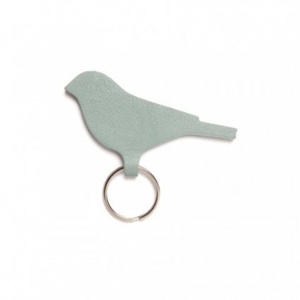 Mini tweet keyring dusty green