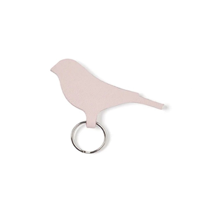 Mini tweet keyring powder pink