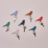 Mini tweet keyring - Powder pink