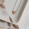 Collier Célèste plaqué or - 10616 pépite