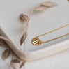Collier Célèste plaqué or - 10616 pépite
