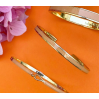 Jonc Bangle laiton doré - Camel