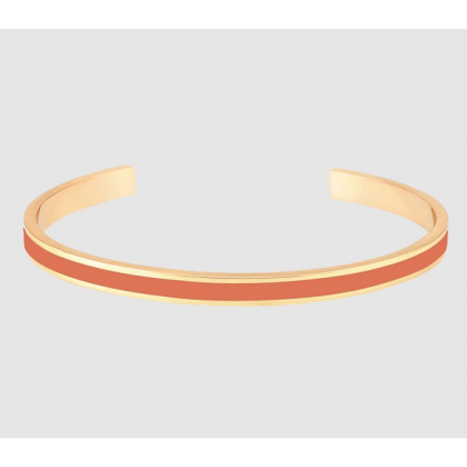 Jonc Bangle laiton doré - Fauve