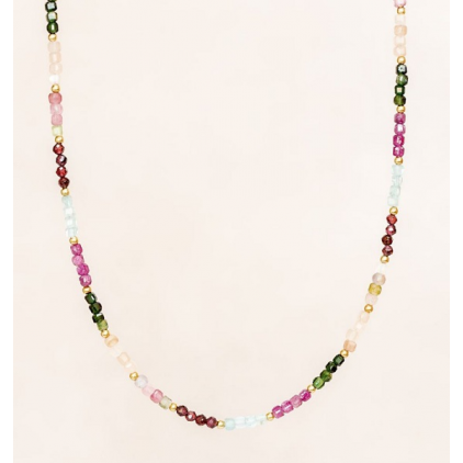 Collier ruby/garnet gem mix g.pl.- 33000-MG-14