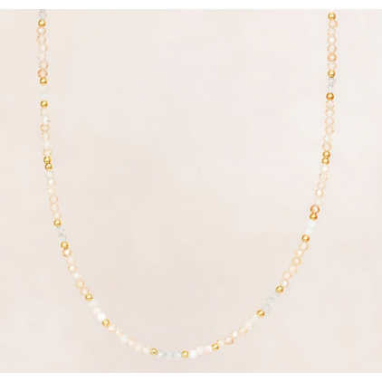 Collier pink zircon gem mix g.pl.- 33000-MG-3