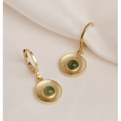 Boucles d'oreilles - Petrus - Vert