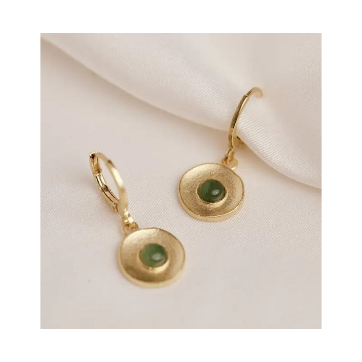 Boucles d'oreilles - Petrus - Vert