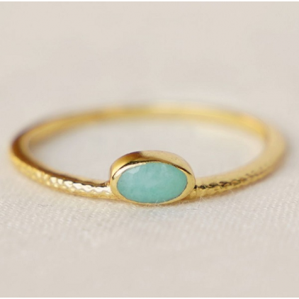 Size 56 amazonite gld.pl. 4292-GB-056