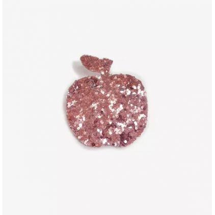 Broche paillettée - Pomme