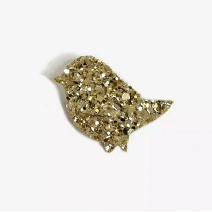 Broche paillettée - Petit piou