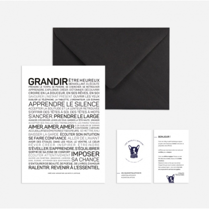 Carte Grandir