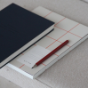 Notebook Uma - Flat lay - Large - Light gray