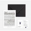 Carte postale avec enveloppe - Amitié (tout ce qui nous lie)