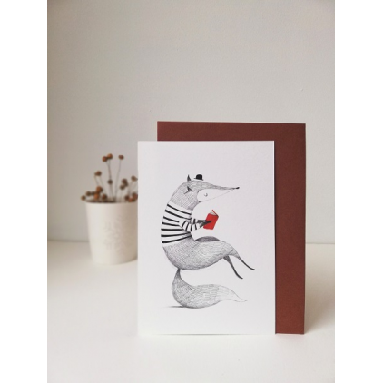 Aline Tekent - Carte postale - F3-Renard