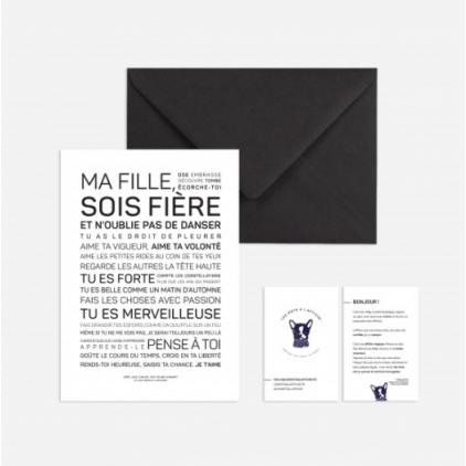 Carte Ma fille