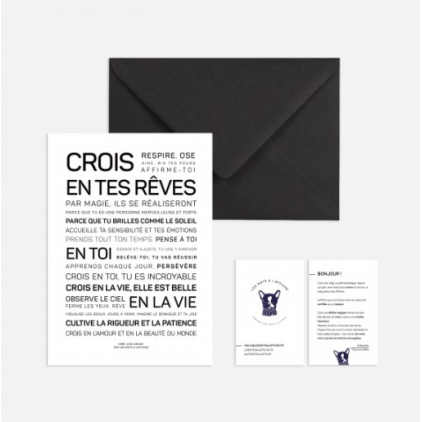 Carte Crois en tes rêves